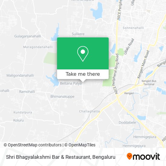 Shri Bhagyalakshmi Bar & Restaurant map