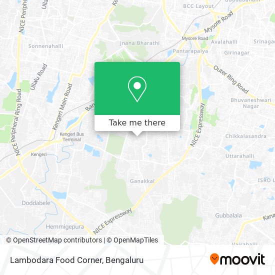 Lambodara Food Corner map