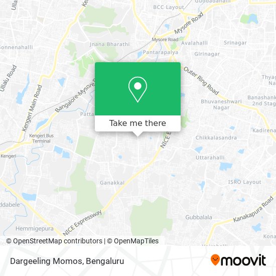 Dargeeling Momos map