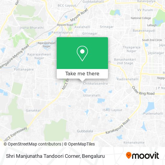 Shri Manjunatha Tandoori Corner map