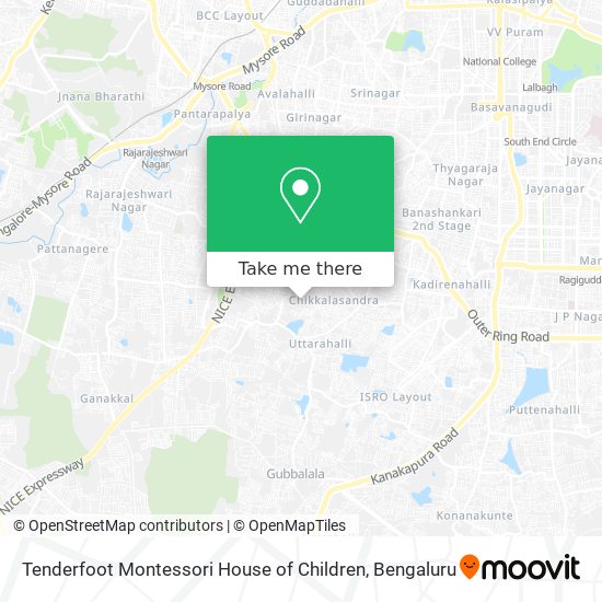 Tenderfoot Montessori House of Children map