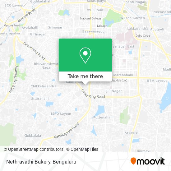 Nethravathi Bakery map