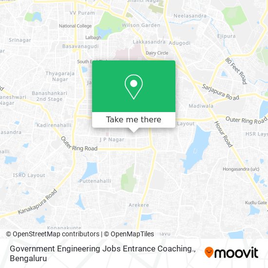 Government Engineering Jobs Entrance Coaching. map