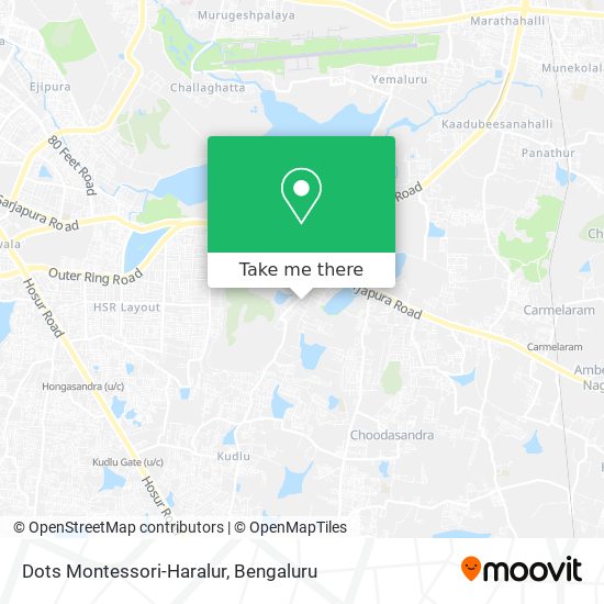 Dots Montessori-Haralur map