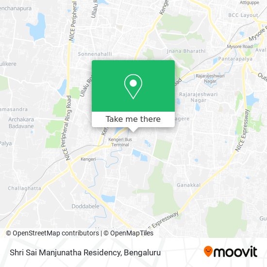 Shri Sai Manjunatha Residency map