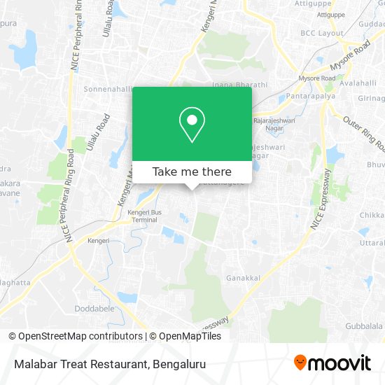 Malabar Treat Restaurant map