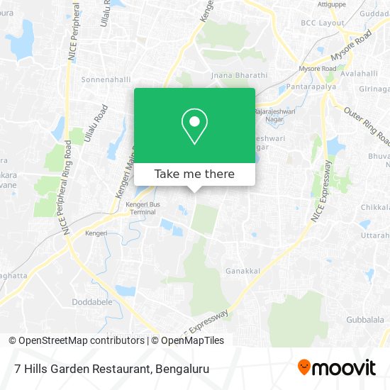 7 Hills Garden Restaurant map