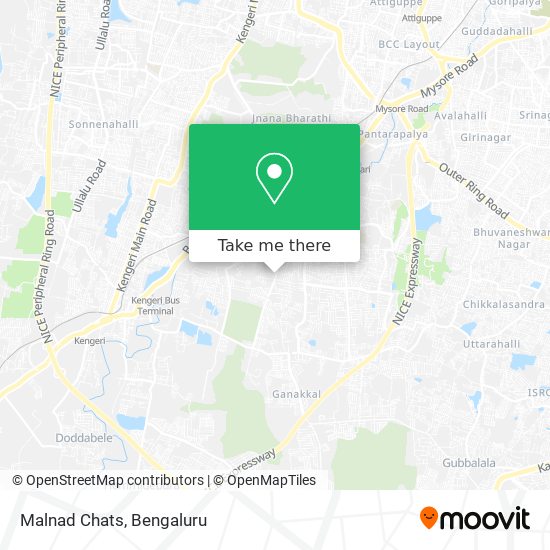 Malnad Chats map