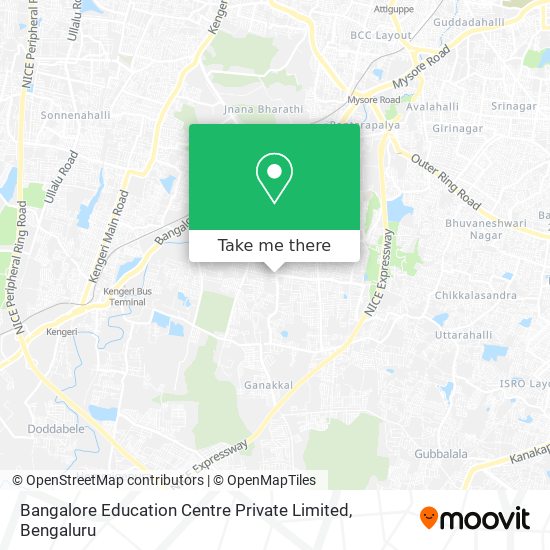 Bangalore Education Centre Private Limited map