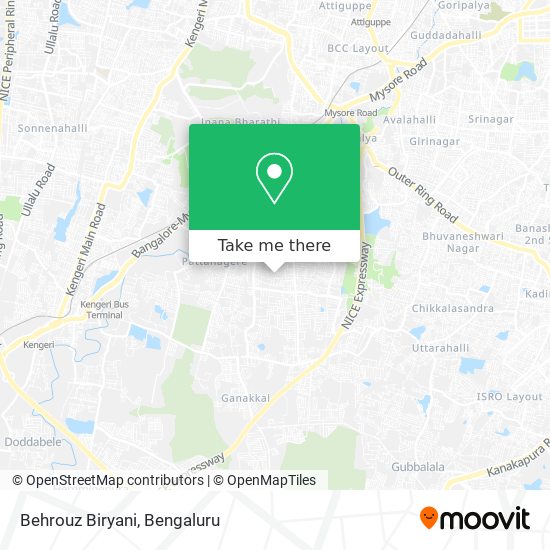 Behrouz Biryani map