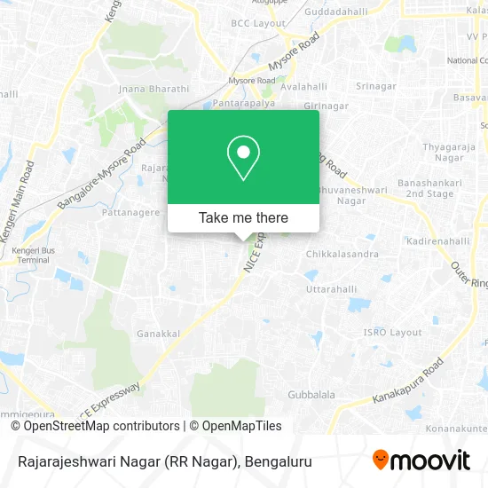 Rajarajeshwari Nagar (RR Nagar) map
