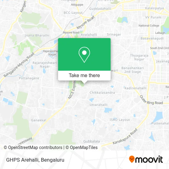 GHPS Arehalli map