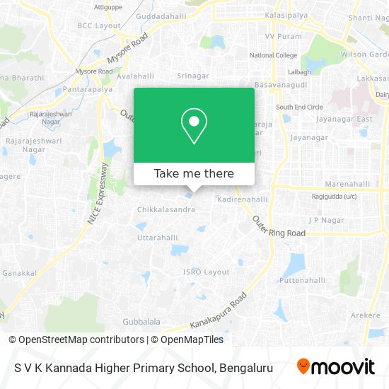 S V K Kannada Higher Primary School map