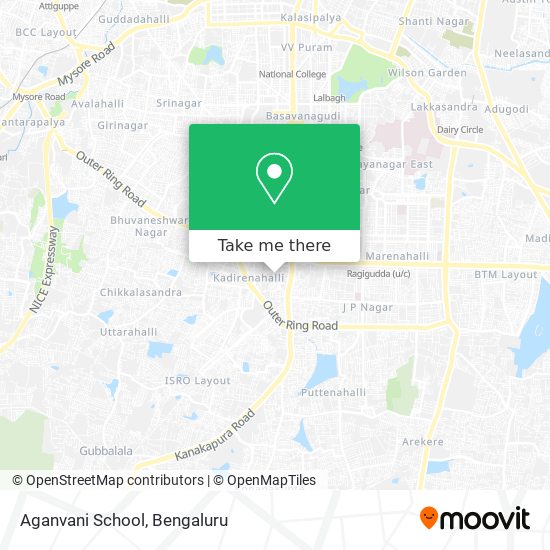 Aganvani School map