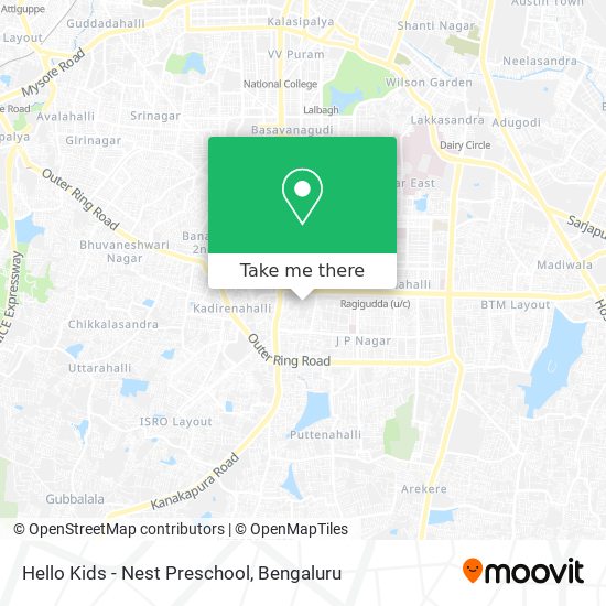 Hello Kids - Nest Preschool map