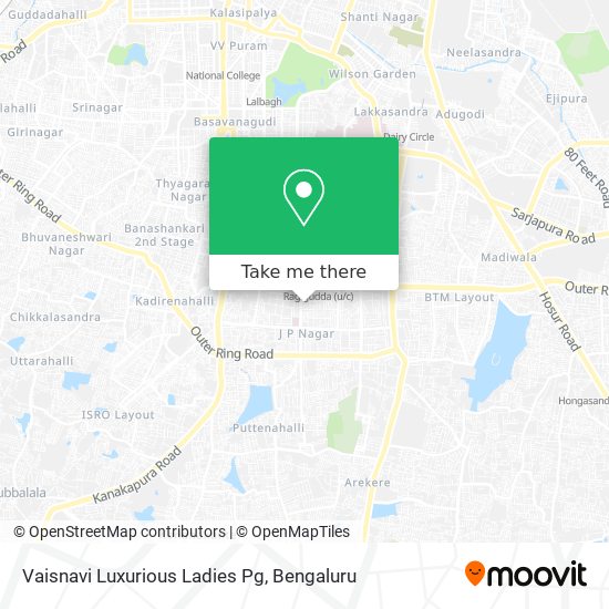 Vaisnavi Luxurious Ladies Pg map