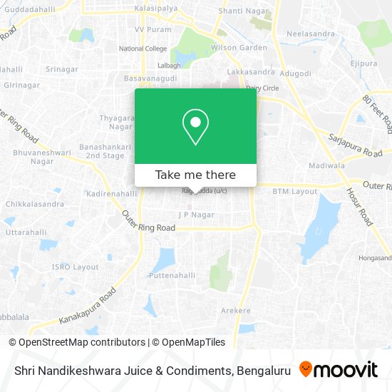 Shri Nandikeshwara Juice & Condiments map