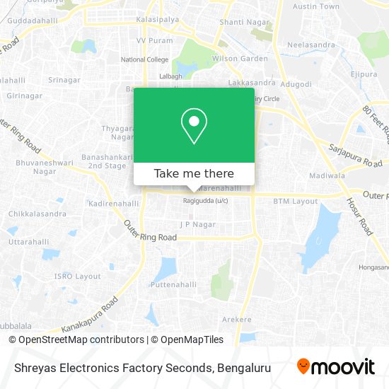 Shreyas Electronics Factory Seconds map