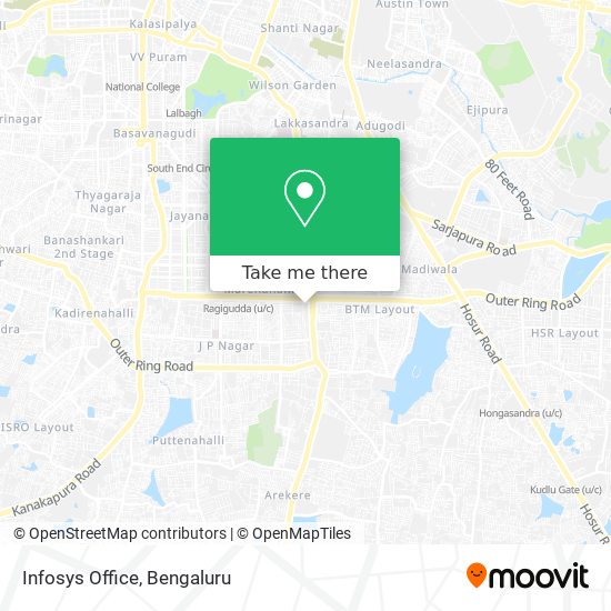 Infosys Office map