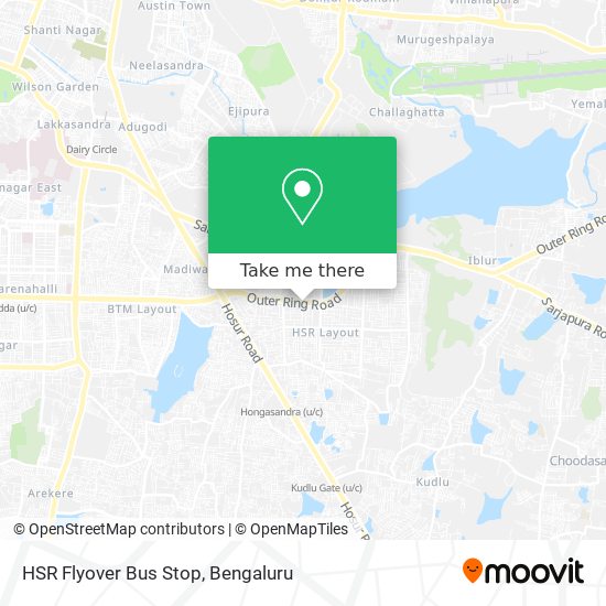 HSR Flyover Bus Stop map