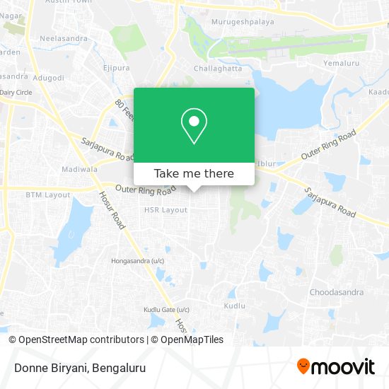 Donne Biryani map