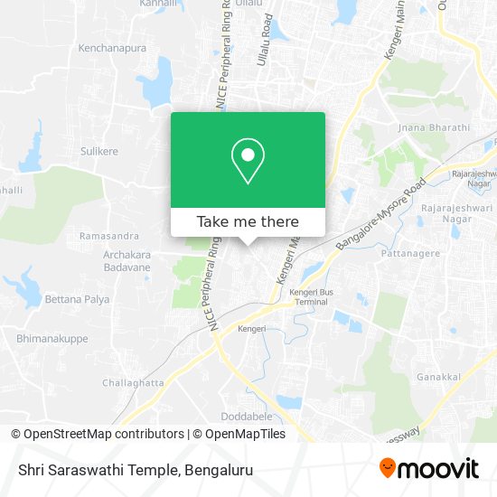 Shri Saraswathi Temple map