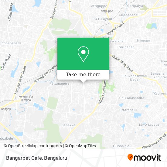 Bangarpet Cafe map