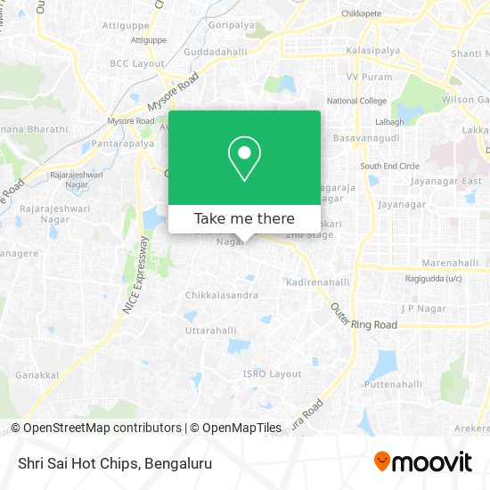 Shri Sai Hot Chips map