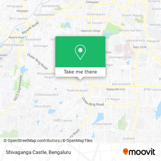 Shivaganga Castle map