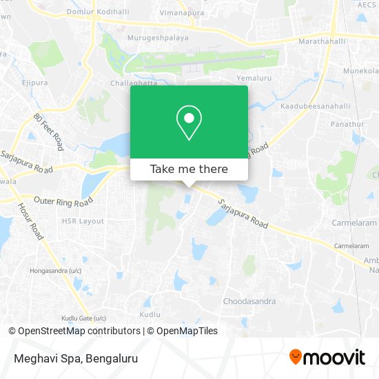 Meghavi Spa map