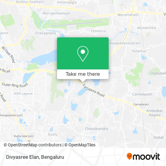 Divyasree Elan map