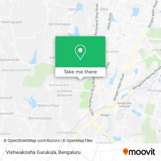 Vishwakosha Gurukula map