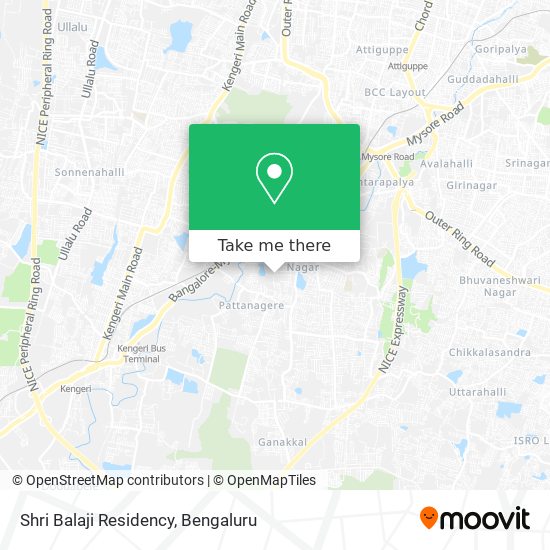 Shri Balaji Residency map