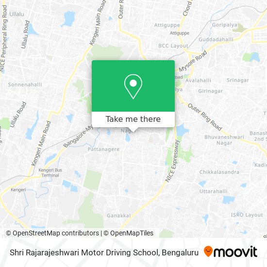 Shri Rajarajeshwari Motor Driving School map
