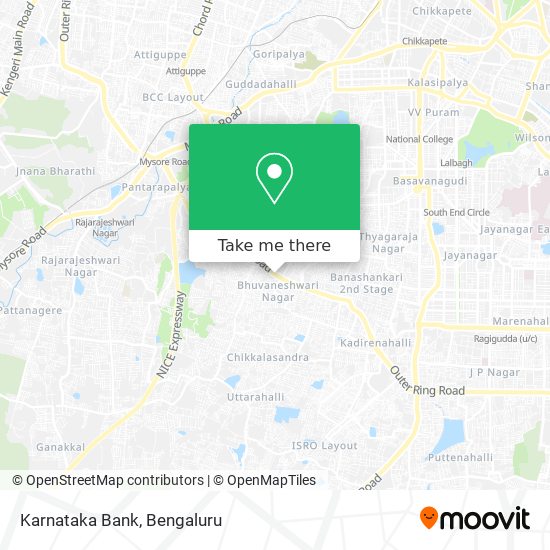 Karnataka Bank map