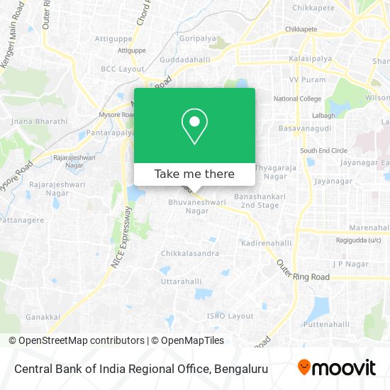 Central Bank of India Regional Office map