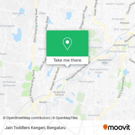 Jain Toddlers Kengeri map