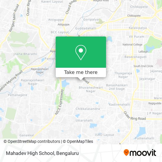 Mahadev High School map