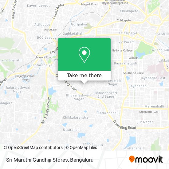 Sri Maruthi Gandhiji Stores map