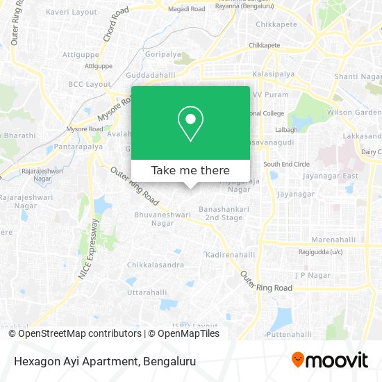 Hexagon Ayi Apartment map