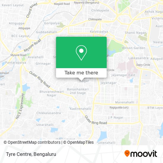 Tyre Centre map