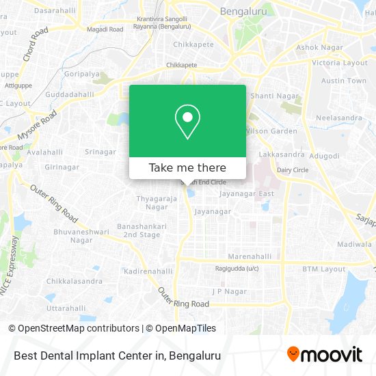 Best Dental Implant Center in map