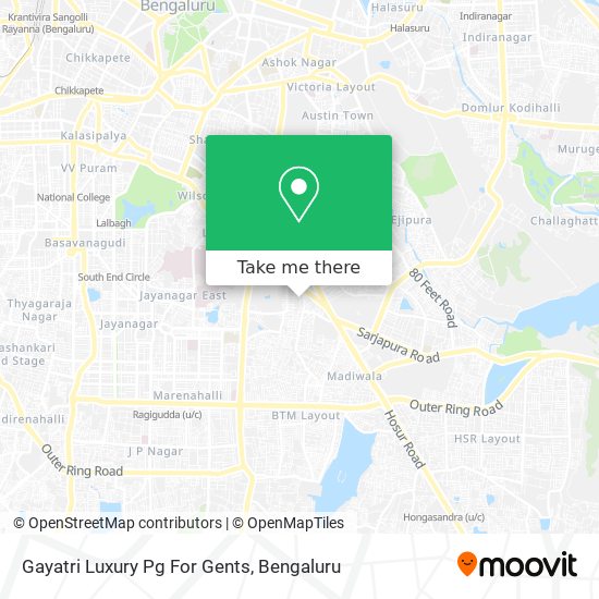 Gayatri Luxury Pg For Gents map