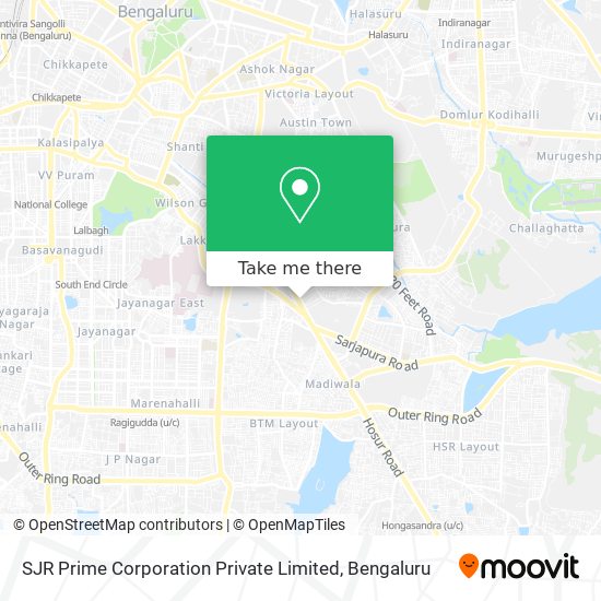 SJR Prime Corporation Private Limited map