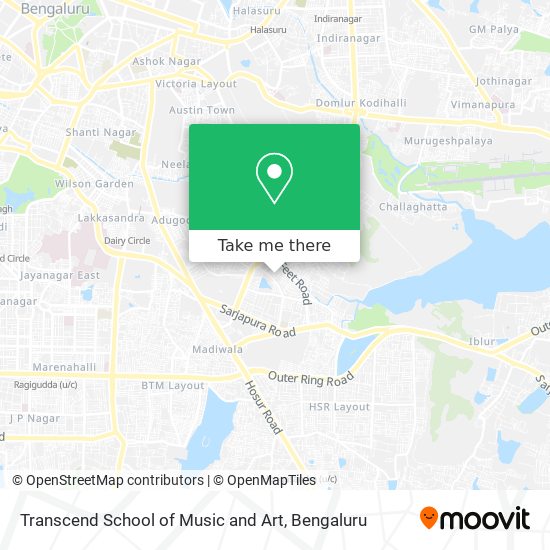 Transcend School of Music and Art map