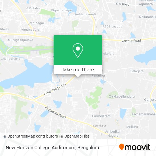 New Horizon College Auditorium map
