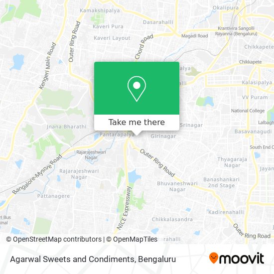 Agarwal Sweets and Condiments map