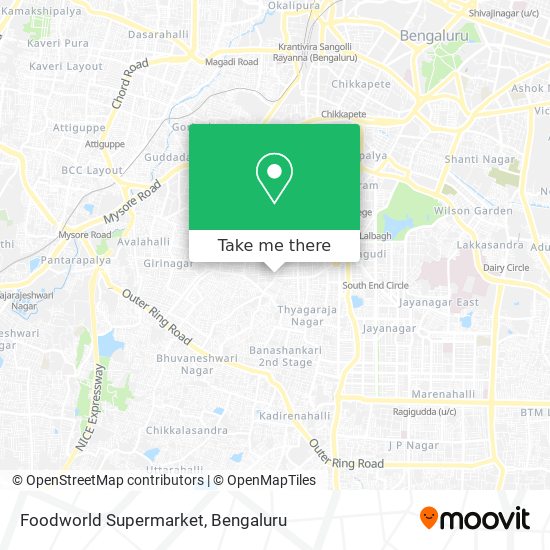 Foodworld Supermarket map