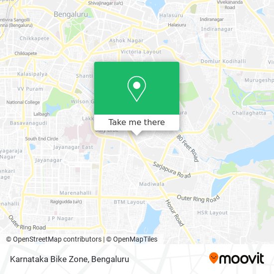 Karnataka Bike Zone map