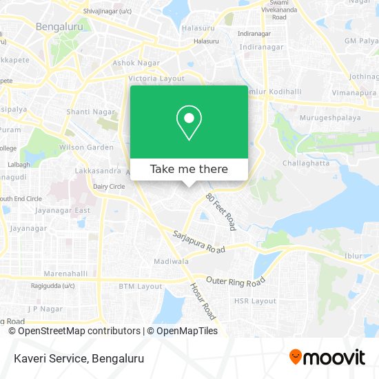 Kaveri Service map